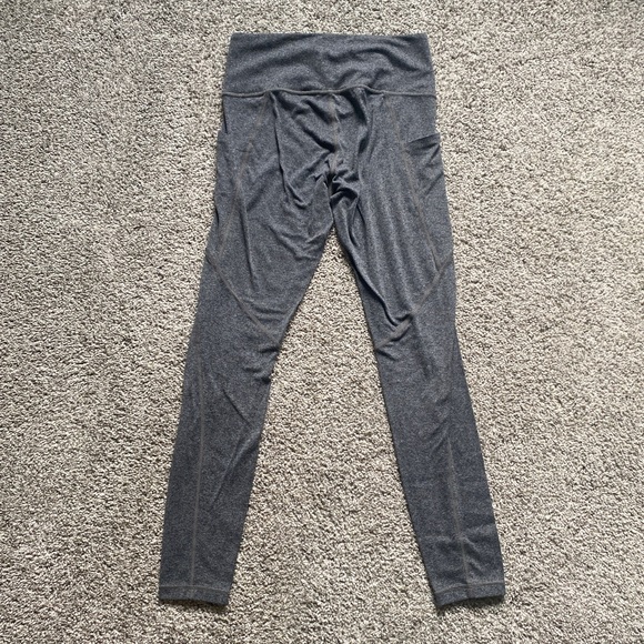 Athleta Womens Heather Gray Tights with Pockets - Picture 5 of 5